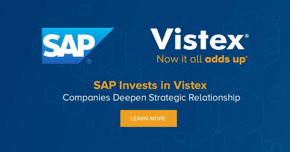 SAP Invests in Vistex, Companies Deepen Strategic Relationship