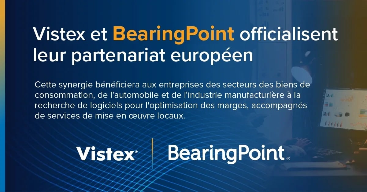 Vistex annonce son partenariat avec BearingPoint