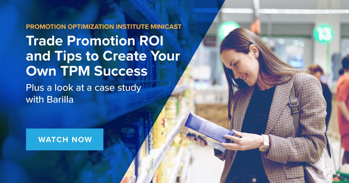 Webinar: On-Demand:  Achieving Trade Promotion Management Success and Best Practices for ROI