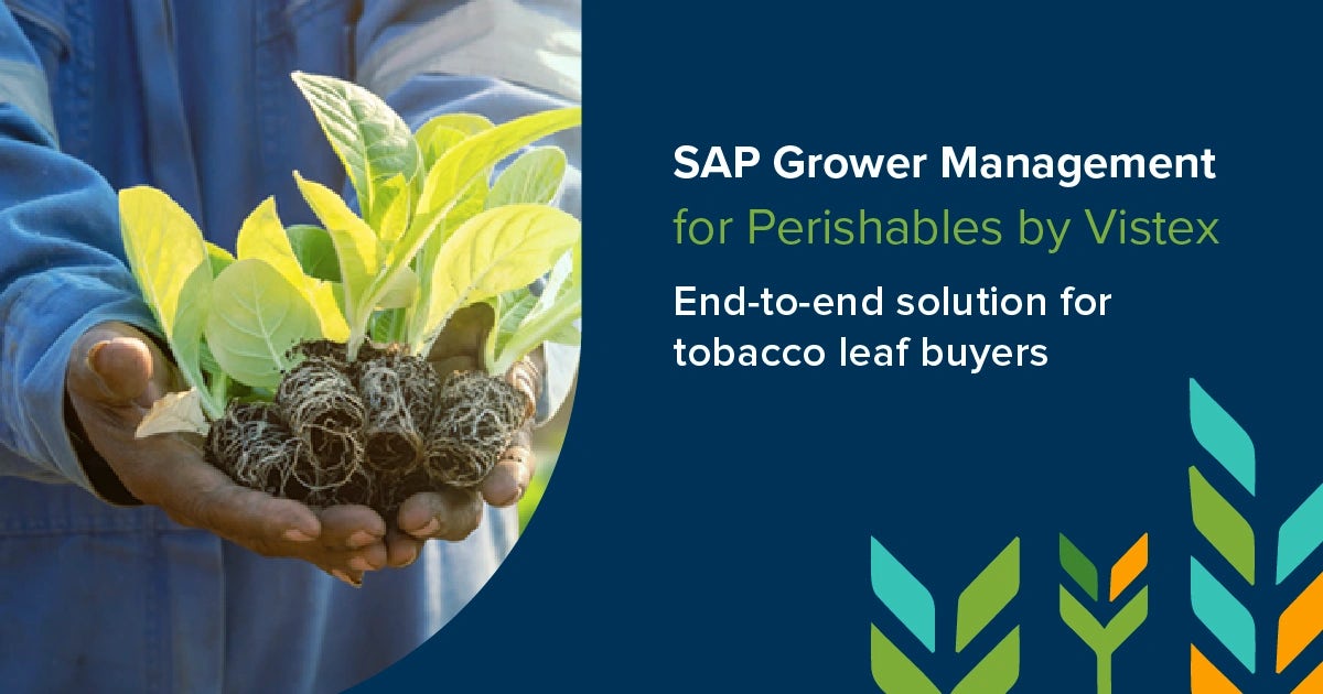 Brochure:  SAP Grower Management End-to-End Solution for Tobacco Leaf Buyers