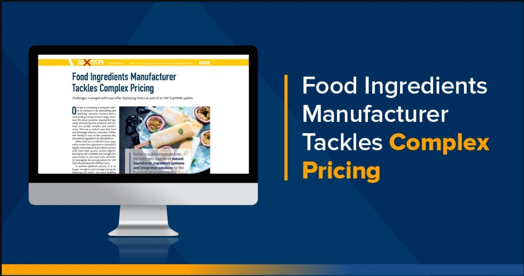 Broschüre:  Food Ingredients Manufacturer Tackles Complex Pricing