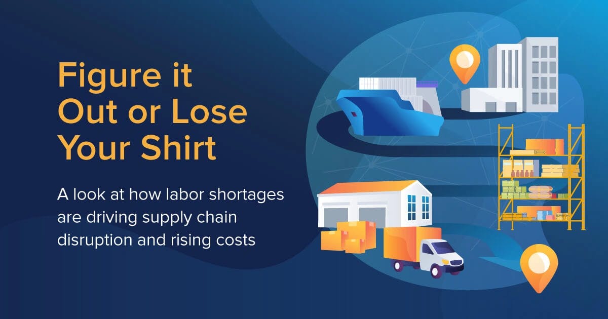 2022 manufacturers face supply chain problems and labor shortages