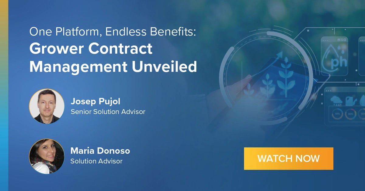 Webinar: On-Demand:  One Platform, Endless Benefits: Grower Contract Management Unveiled