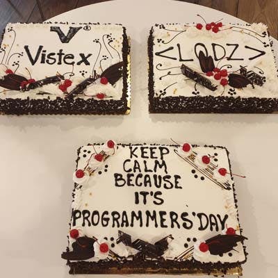 Vistex cakes for programmer's day